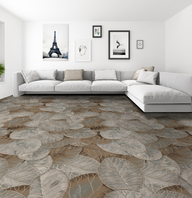 9mm Wall To Wall Nylon Printed Carpet With Flame Resistance