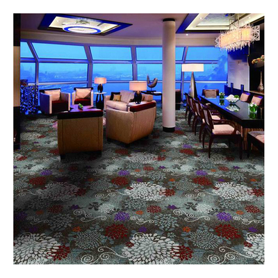Luxury 5 Start Hotel Woven Axminster Flame Resistant Carpet Passed B1