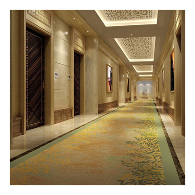 Tufted Nylon Printed Carpet Roll For Holiday Express Hotel Public Areas